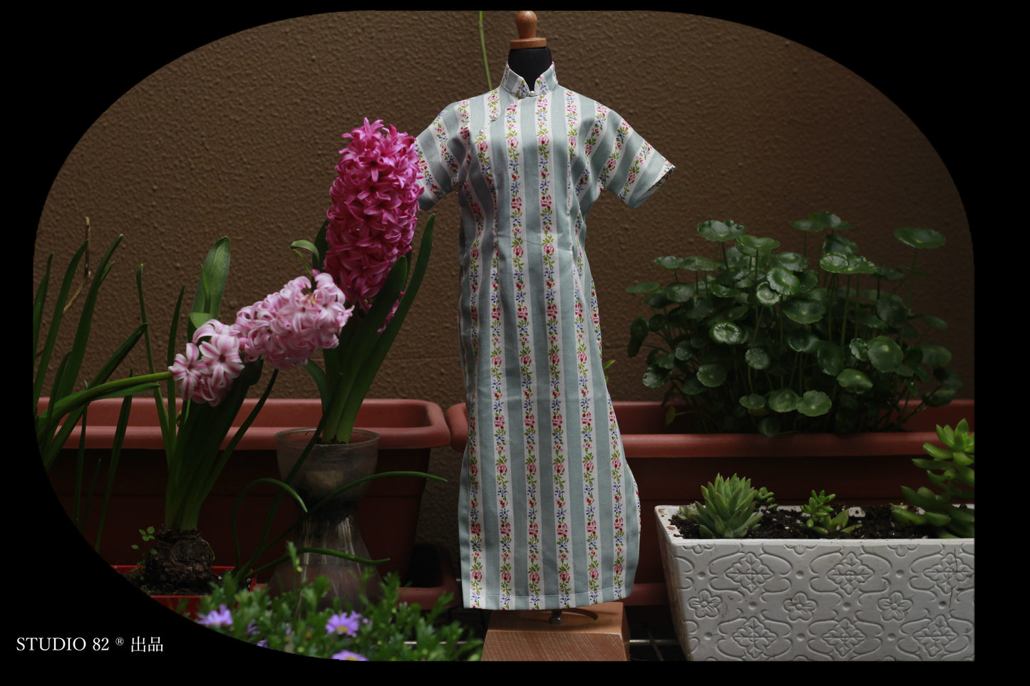 Digital Sewing Pattern:Cheongsam (Qipao) Short-Sleeved Continuous Shoulder Sleeve Sewing Pattern
