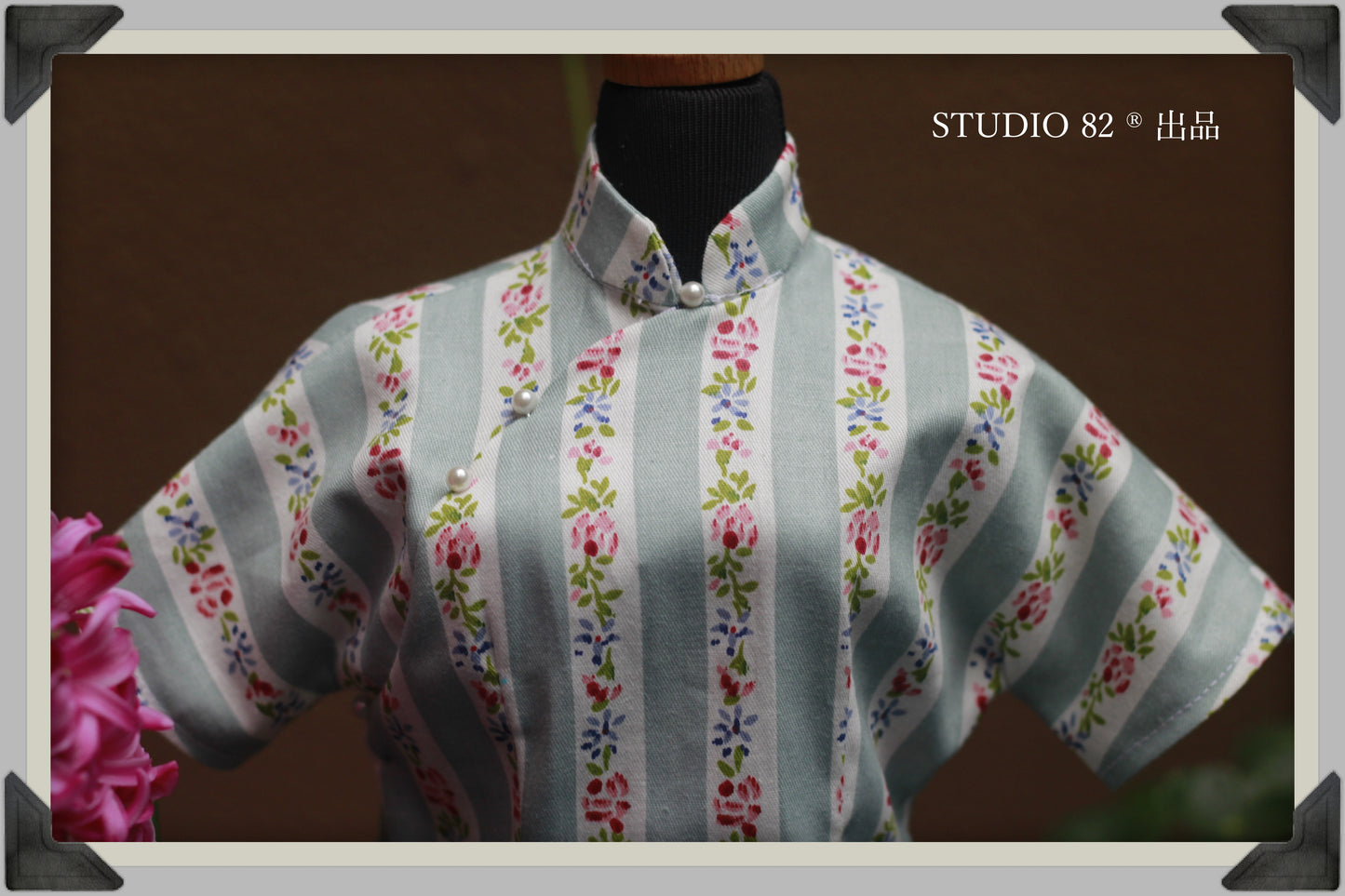 Digital Sewing Pattern:Cheongsam (Qipao) Short-Sleeved Continuous Shoulder Sleeve Sewing Pattern