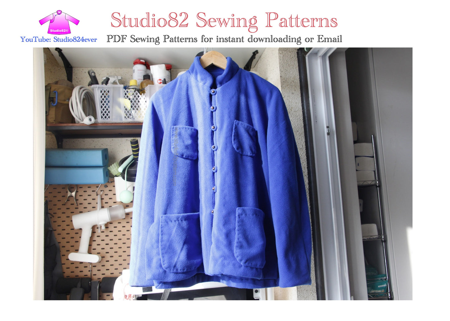 Underarm Gusset Men's Fashion Tang Suit - Digital Sewing Pattern