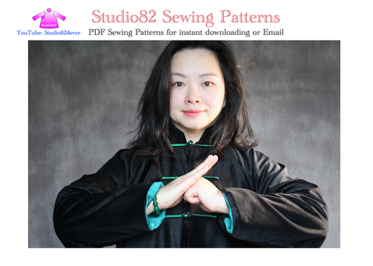 Digital Sewing Pattern of Tangzhuang Jacket/ Tang Suit/ Chinese Jacket  for Women