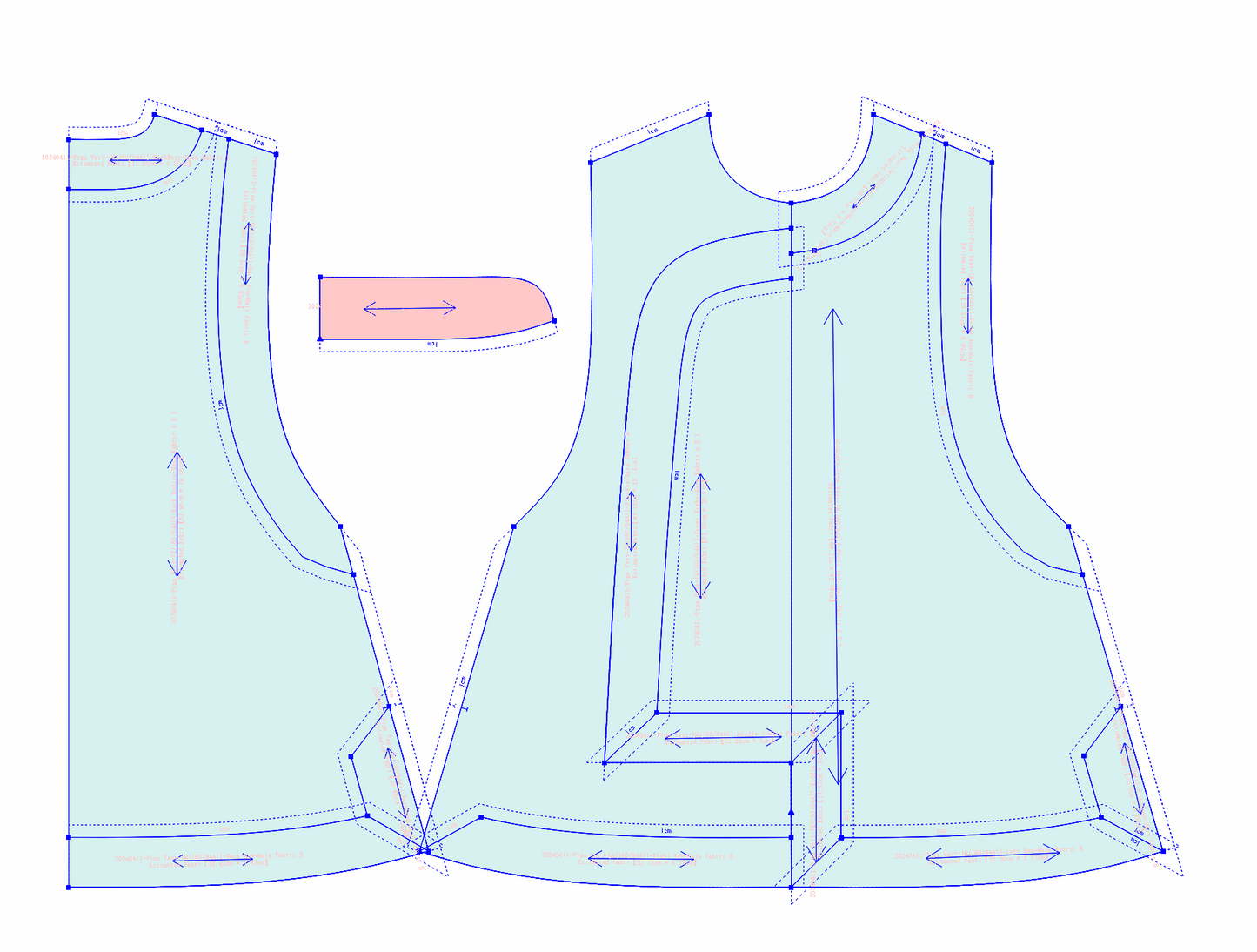 PDF Sewing pattern of PiPa Jin Waistcoat / Pipa-Style Waistcoat