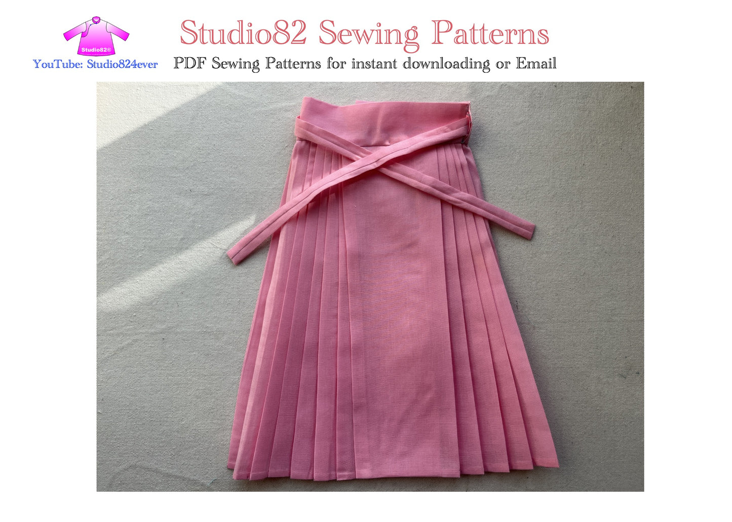 Horse Face Skirt  for Children PDF  Sewing Pattern