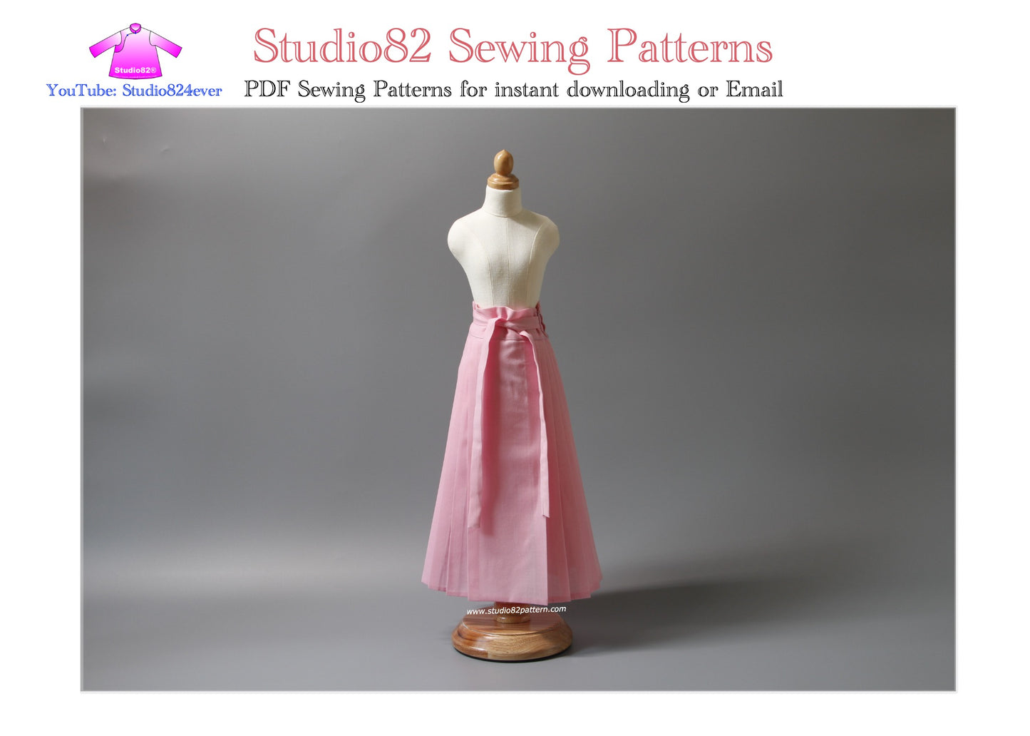 Horse Face Skirt  for Children PDF  Sewing Pattern