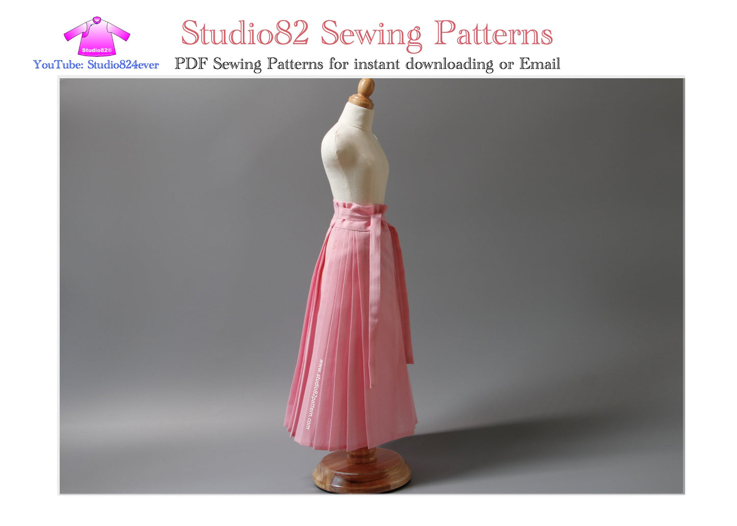Horse Face Skirt  for Children PDF  Sewing Pattern