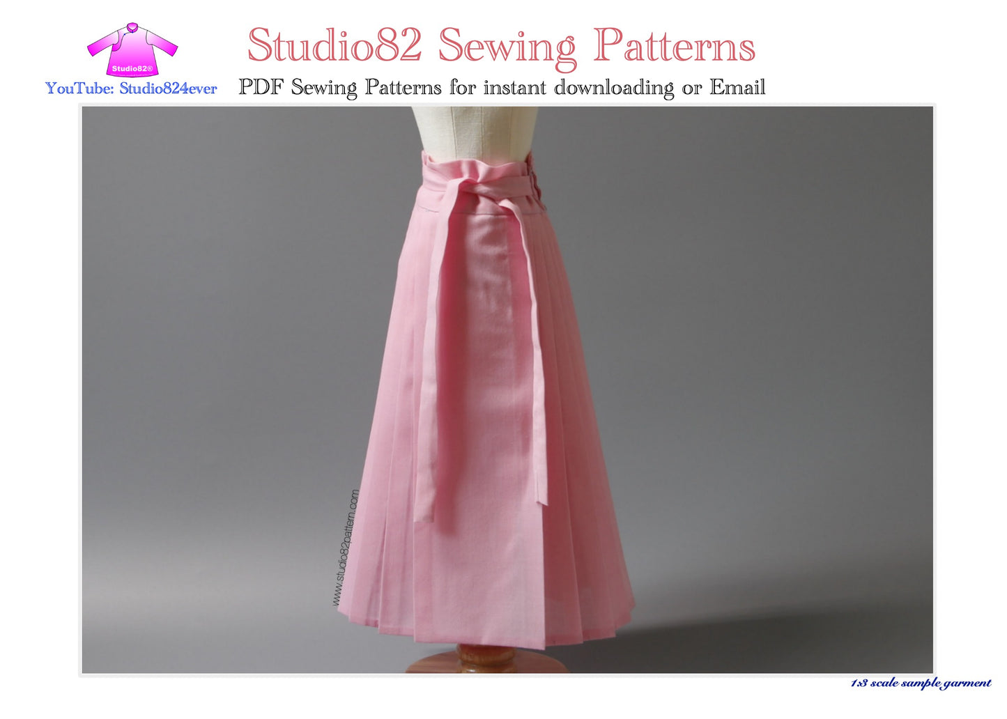 Horse Face Skirt  for Children PDF  Sewing Pattern