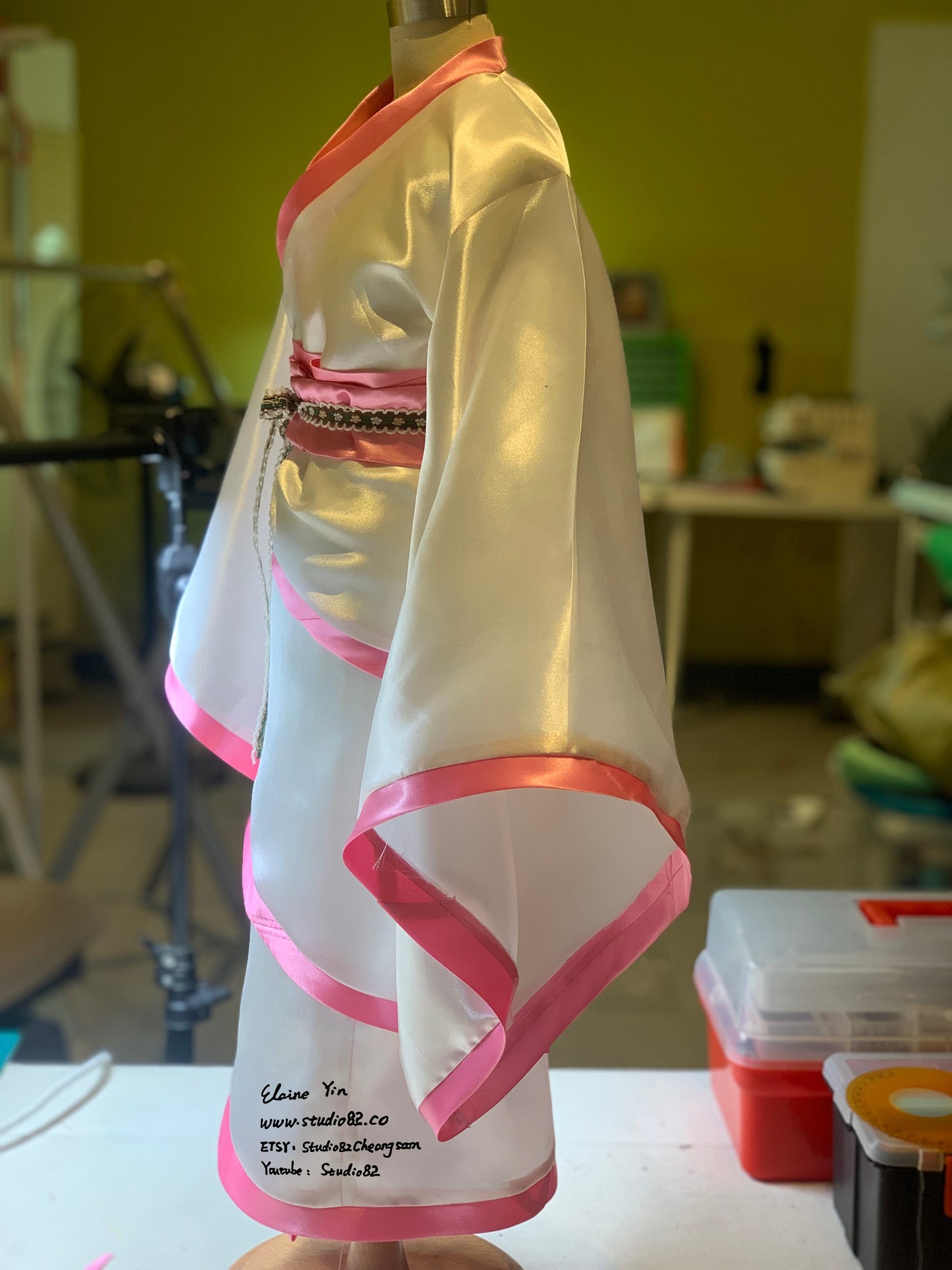 Digital Sewing Pattern of Wide-Sleeve and 3 Wraps Qu_Ju